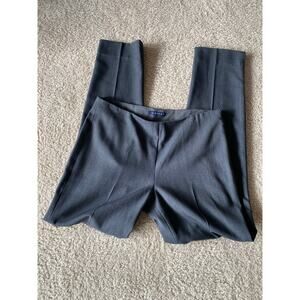 Jones New York Signature Petite 4P Gray Stretch Dress Pants Trousers Career